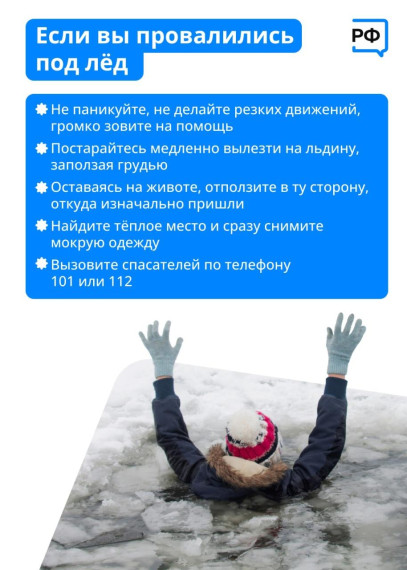 Выходя на лёд, помните!.