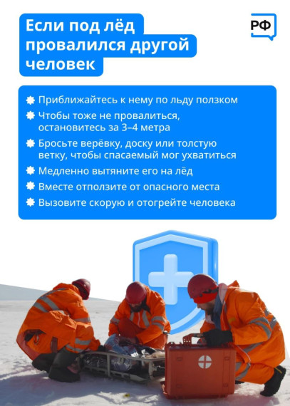 Выходя на лёд, помните!.