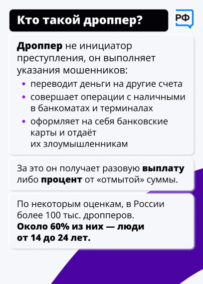 Звенья преступной цепи: кто такие дропперы?.